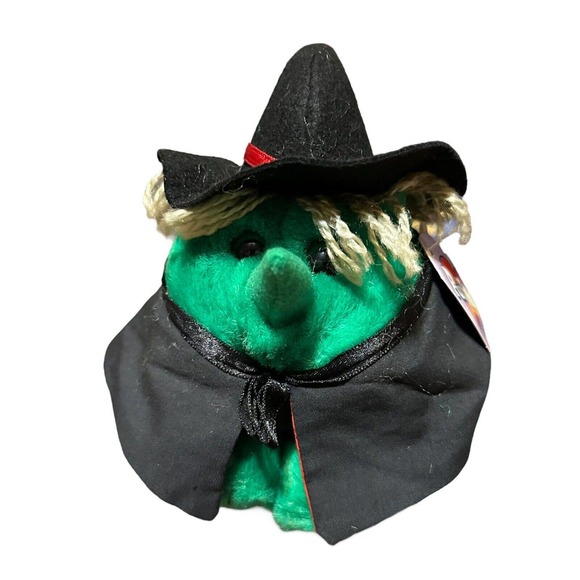 - Puffkins Plush Witch Hazel 1994 Halloween Stuffed Animal Swibco Vintage - Picture 2 of 7